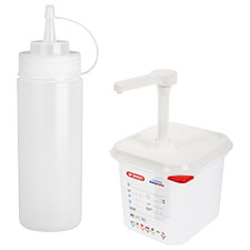 Squeeze Sauce Bottles and Dispensers Squeeze Sauce Bottles and Dispensers Category