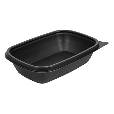 Fastpac Black Rectangular Food Containers 500Ml (300 Pack) Small