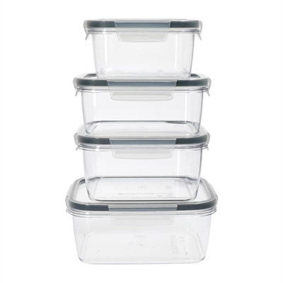 Master Class Clear Masterclass Eco Snap Tritan Renew Piece Set Size 4