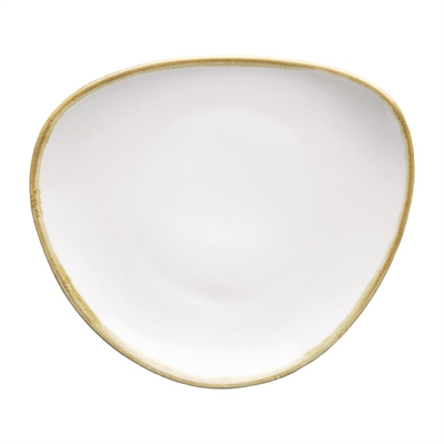 Olympia Kiln dreieckige Teller Kreideweiß 16,5cm (6 Stück)