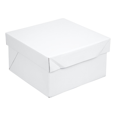 Pme White Cake Box 10In