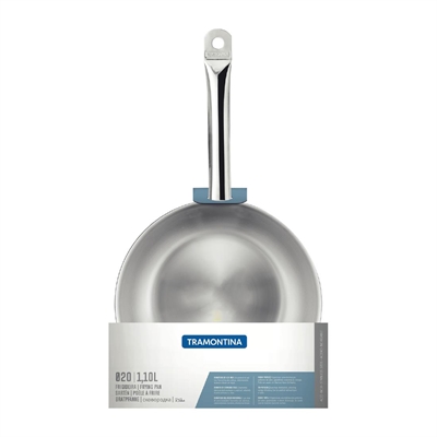 Tramontina Silver Stainless Steel Triple Base Frying Pan 20Cm