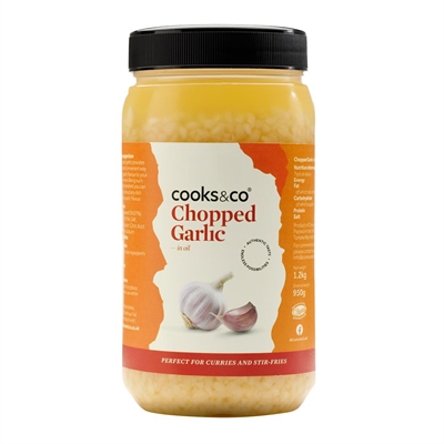 Cooks & Co Chopped Garlic In Oil 1.2Kg