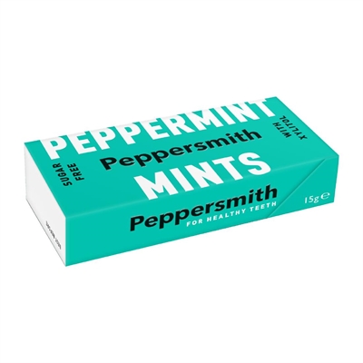 Peppersmith Mints - Peppermint (12 Pack) 15G