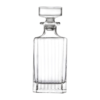 Rcr Cristalleria Timeless Square Whisky Decanter (Pack Of 4) 750Ml