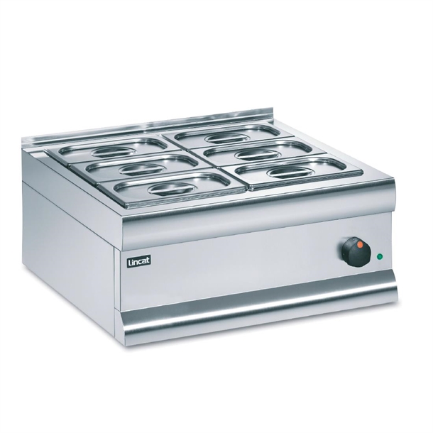 Lincat Bain Marie Dry Heat includes 6 x 1/4 GN - 290Hx600Wx600mmD (B2B)