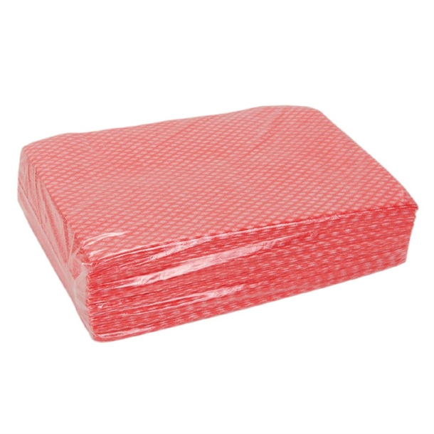 All purpose Non-Woven Cloths Red (Box 500)