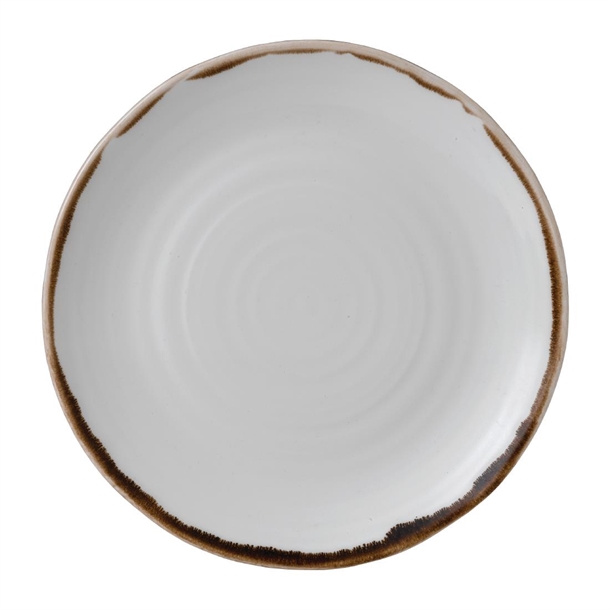 Dudson Harvest Natural Coupe Plate 9" (Box 12) (Direct)
