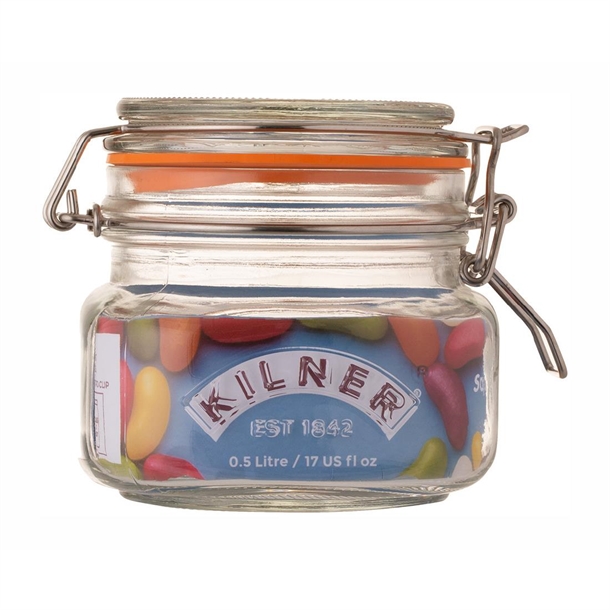Kilner Clip Top Square Jar - 500ml