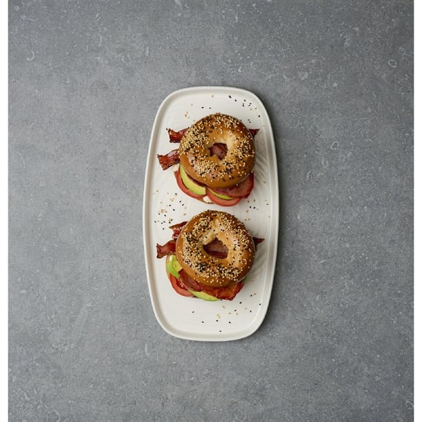 Churchill Chefs' Plates White Walled Oblong Plate (Box 6) (B2B)