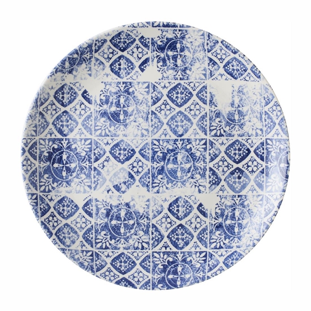 Churchill The Maker's Collection Porto Blue Coupe Plate (Box 12) (B2B)