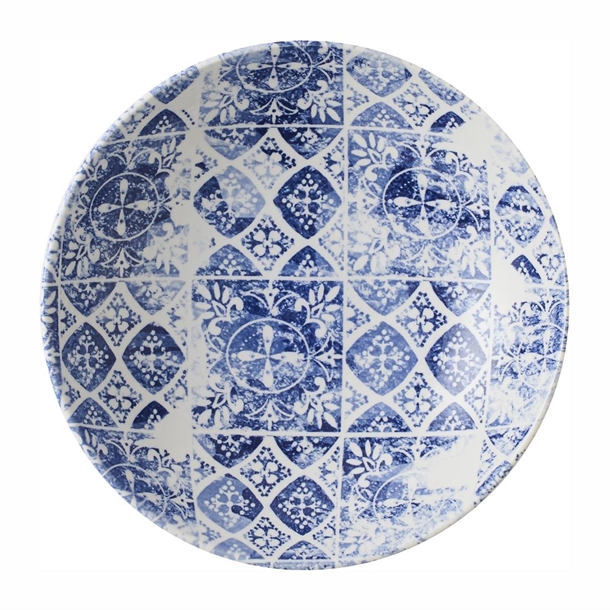 Churchill The Maker's Collection Porto Blue Coupe Bowl (Box 12) (B2B)