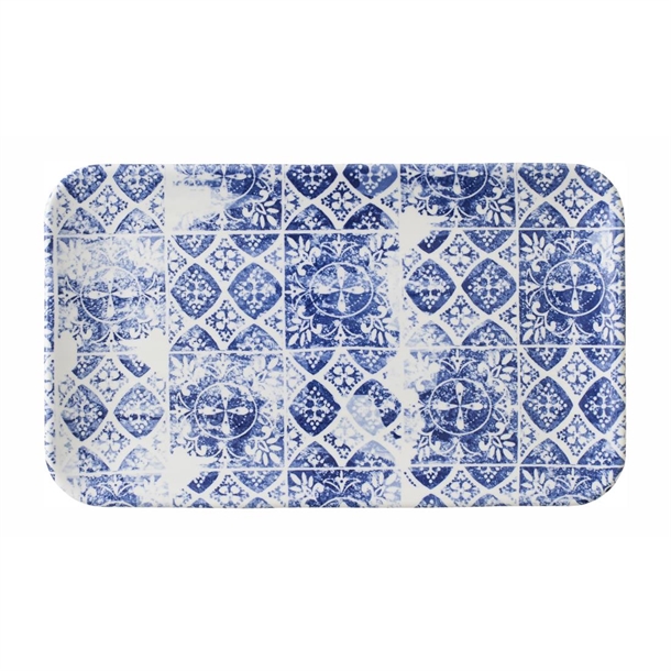 Churchill The Maker's Collection Blue Organic Rectangular Platter (Box 12) (B2B)