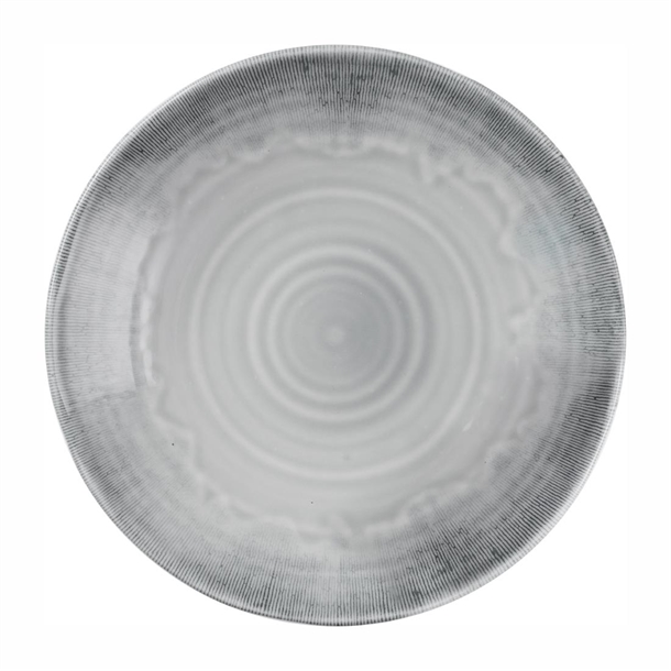 Churchill Harvest Flux Grey Organic Coupe Bowl (Box 12) (B2B)