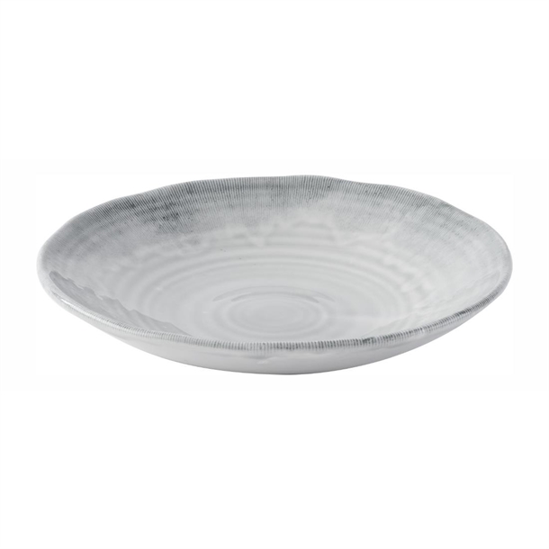 Churchill Harvest Flux Grey Organic Coupe Bowl (Box 12) (B2B)