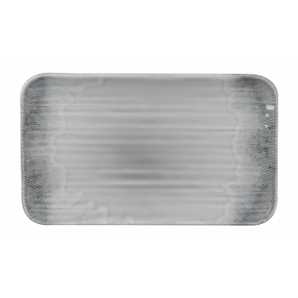 Churchill Harvest Flux Grey Organic Rectangular Platter (Box 12) (B2B)
