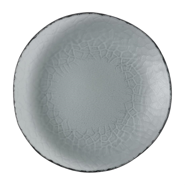 Churchill Viana Dusk Organic Glass Plate - 225mm (Pack 6) (B2B)