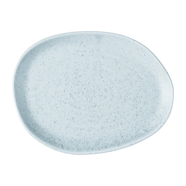 Churchill Duck Egg Blue Natural Organic Platter - 260x200mm (Pack 6) (B2B)