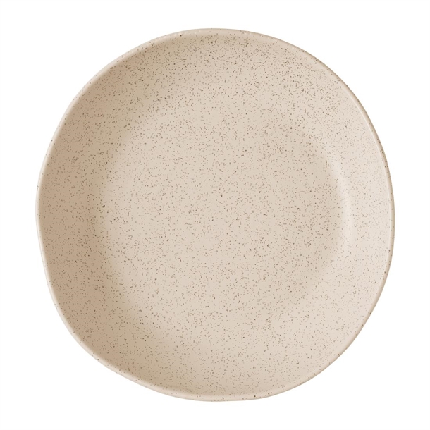 Churchill Nutmeg Cream Natural Organic Deep Bowl - 250mm (Pack 6) (B2B)