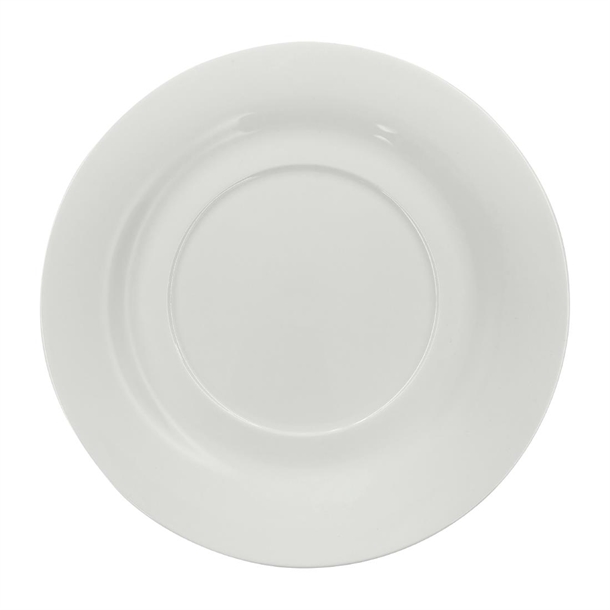 Elia Glacier White Fine China Soup Cup Saucer - 175mm (Box 6) (B2B)