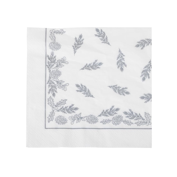 Swantex Aspen Festive 40cm 3ply 4 Fold Dinner Napkin (pack 600)