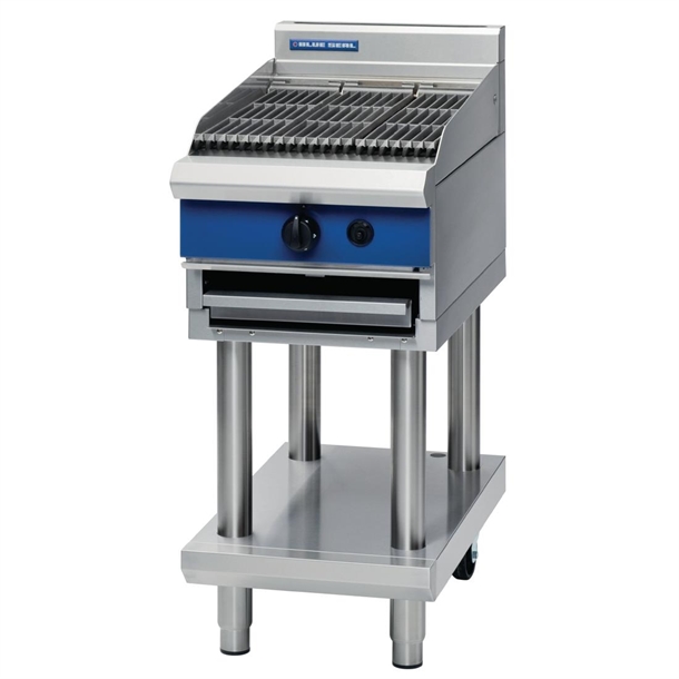Blue Seal 450mm Chargrill on Leg Stand LPG (B2B)