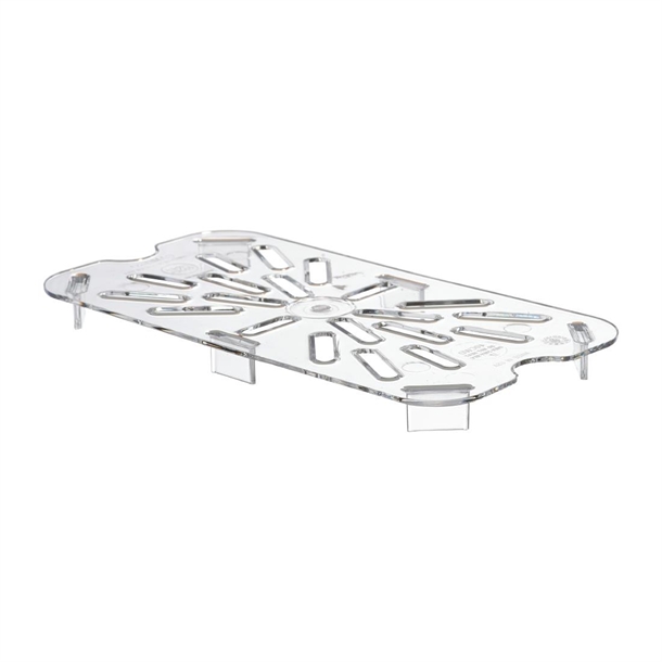 Cambro Polycarbonate Drain Shelf - GN 1/4