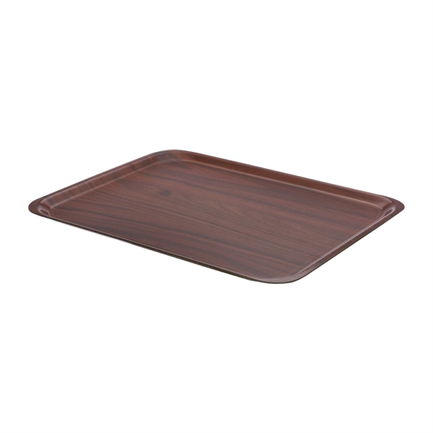 cambro-mykonos-tray,-36-x-46cm-rectangular,-walnut-colour