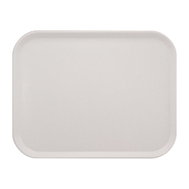 Plateau de service en polyester Roltex America 460x360mm gris moucheté