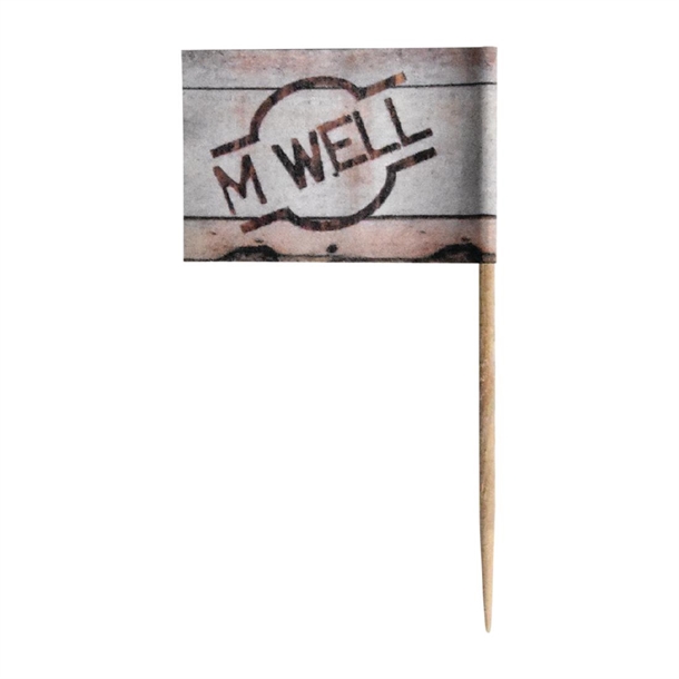 Bamboo Steak Markers - Medium Well (Pack 200)
