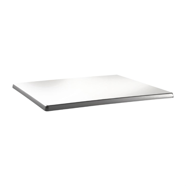 Topalit Classic Line rechteckige Tischplatte weiß 110 x 70cm