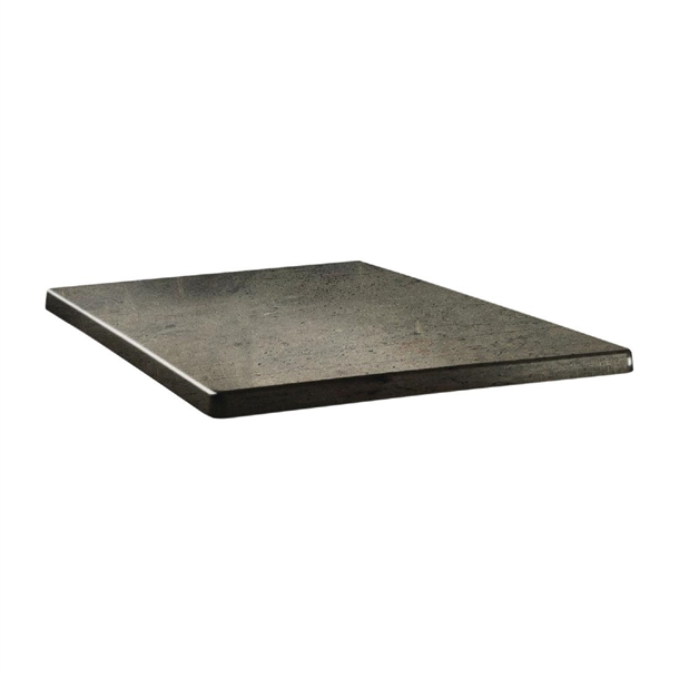 Topalit classic Line vierkant tafelblad beton 80cm