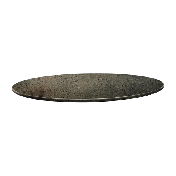 Topalit Smartline runde Tischplatte Beton 80cm