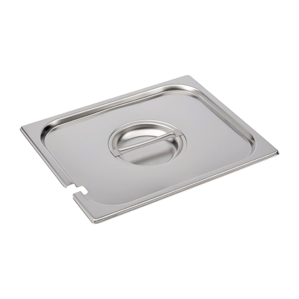 Couvercle inox avec encoche GN 1/2 Gastro M
