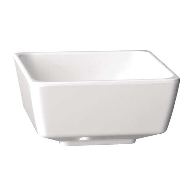 APS Float quadratische Schale weiß 5,5cm