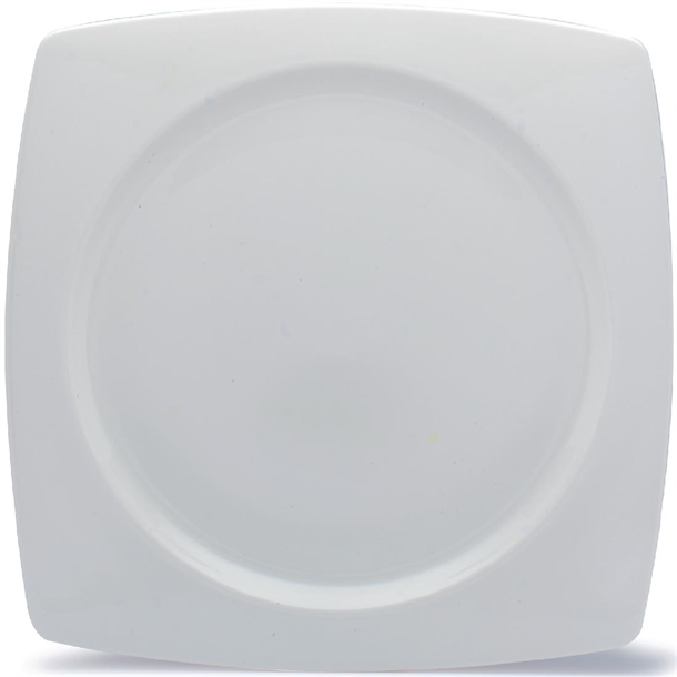 Elia Glacier White Bone China Square Plate - 310mm (Box 4) (B2B)