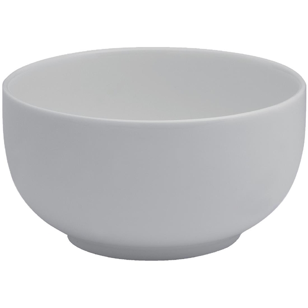 Elia Glacier White Bone China Rice Bowl - 350ml (Box 6) (B2B)