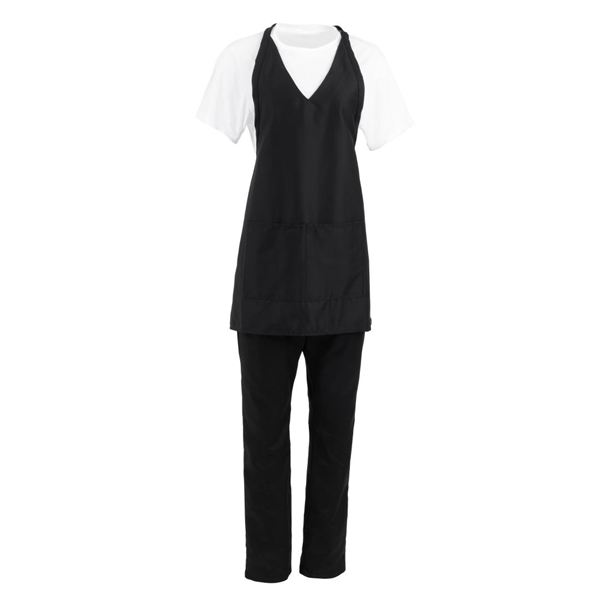 Chef Works Unisex Tuxedo Apron Black