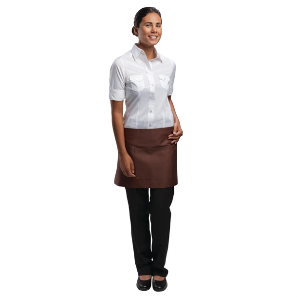 Chef Works Bistro Apron Chocolate - 750x373mm