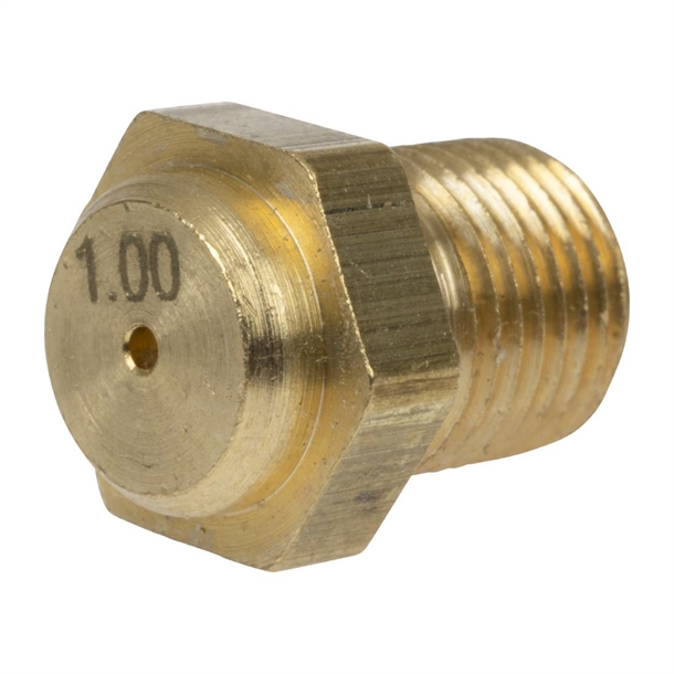 Buffalo Open Top Burner Jet M8x075dia 1mm (LPG) for CT253