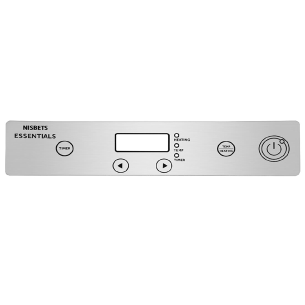 Nisbets Essentials Control Panel Sticker for DA610