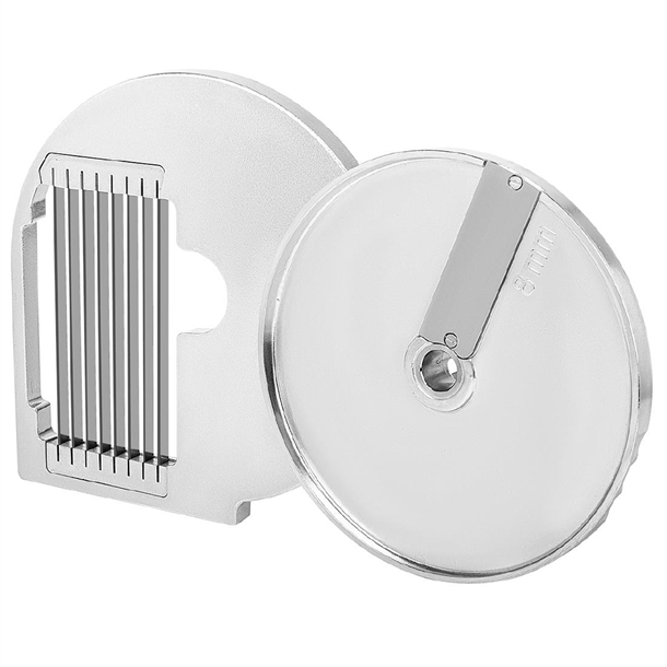 Buffalo 2xBlade Kit for CH423-8x8mm French Fries Disc & AN810 - 8mm Slice Disc