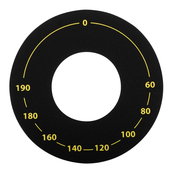 Panel Label 60-190 °C fits CU476 CU477
