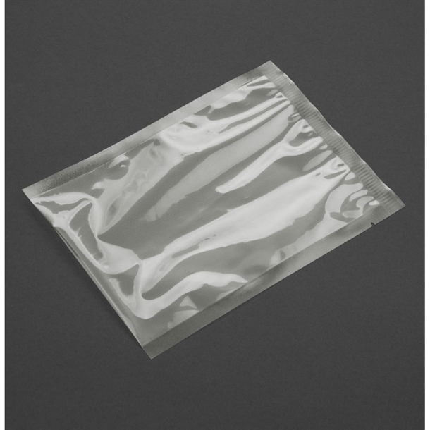 Compostable Vogue Vacuum Sealer Bags - 250x350mm (Embossed (Pack 50)