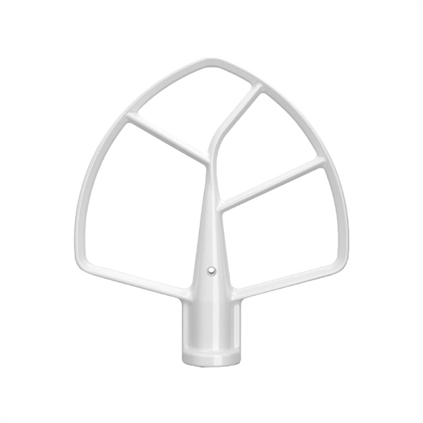 KitchenAid White-Coated Flat Beater for Bowl Lift Stand Mixer (5KSM55SXXB)