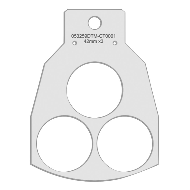 Eddie Carousel Tray 3 Circles 42mm fits HZ179 (Pack 12)