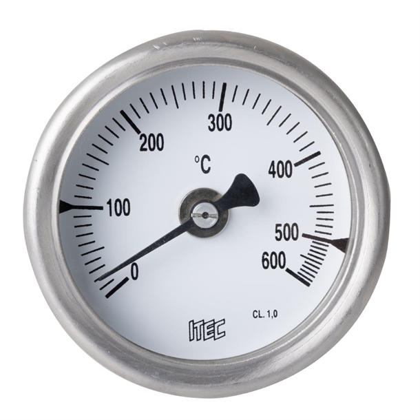Buffalo Charcoal Oven Thermometer 500deg C Ember Oven for HX569
