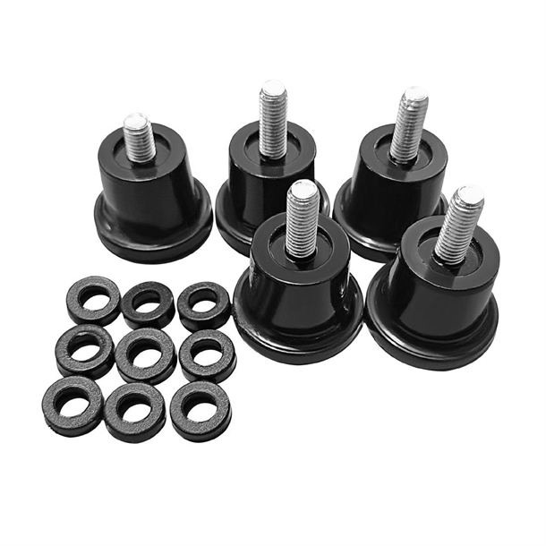 Polar Black Complete Feet including Pad (Set 5) for PG049