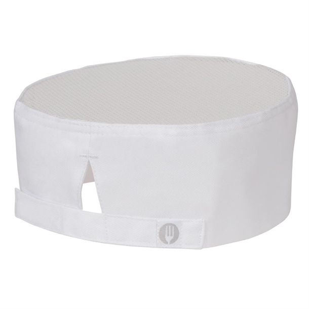 Chef Works Recycled Cool Vent Beanie - White (B2B)