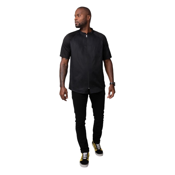 Chef Works Arcadia Men's Chef Jacket - Black - Size XL